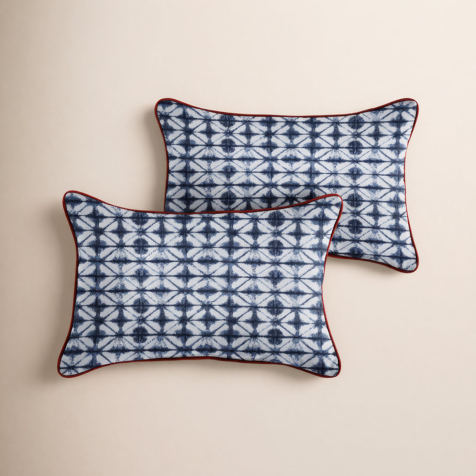 Gideon Pillow Cover & Insert, 13" x 20", Jockey Red