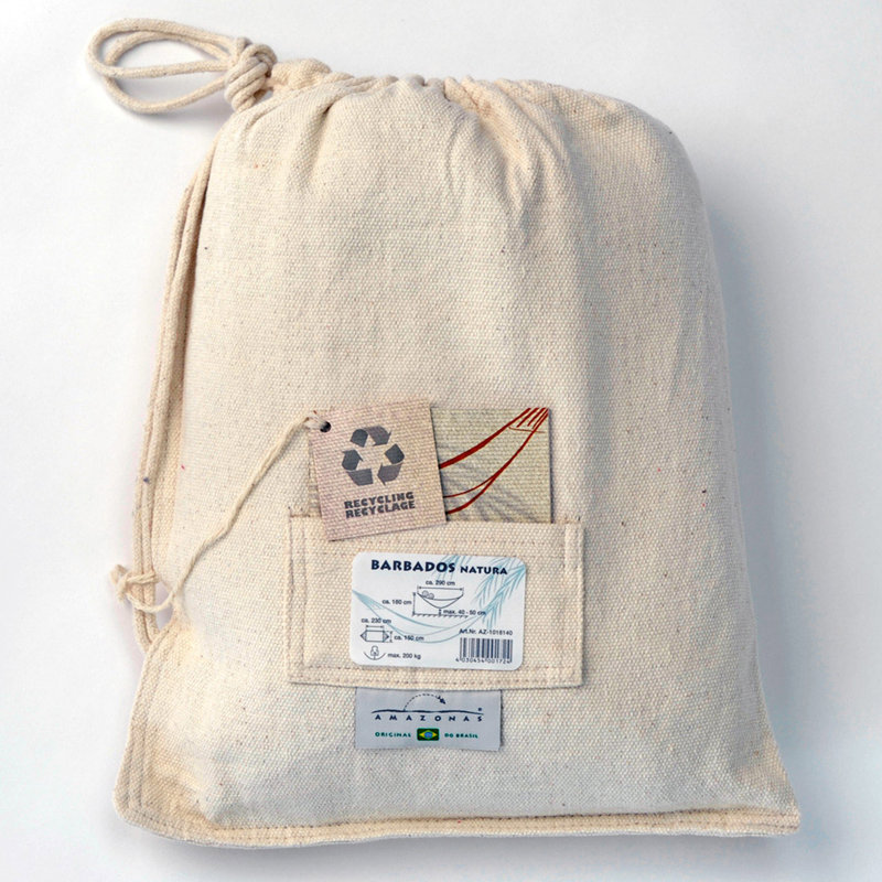 Barbados Double Hammock, Natural