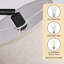 Lampe sur pied arquée 63 po Kjeld-18775490