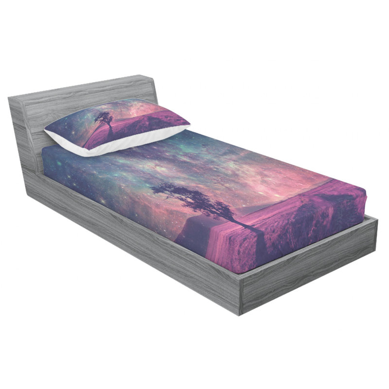 Microfiber Sheet Set, Twin Sheet Set with Fitted Sheet