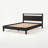 Solid Wood Signature Platform Bed with Headboard, Full, Black Finish, No Box Spring Needed, Easy Assembly-1858515744-1858515747-1858515745