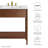 Modway Zaire 30'' Single Bathroom Vanity with Ceramic Top-94387479-94387480
