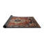 Tapis à motif oriental rouge / brun-868015264