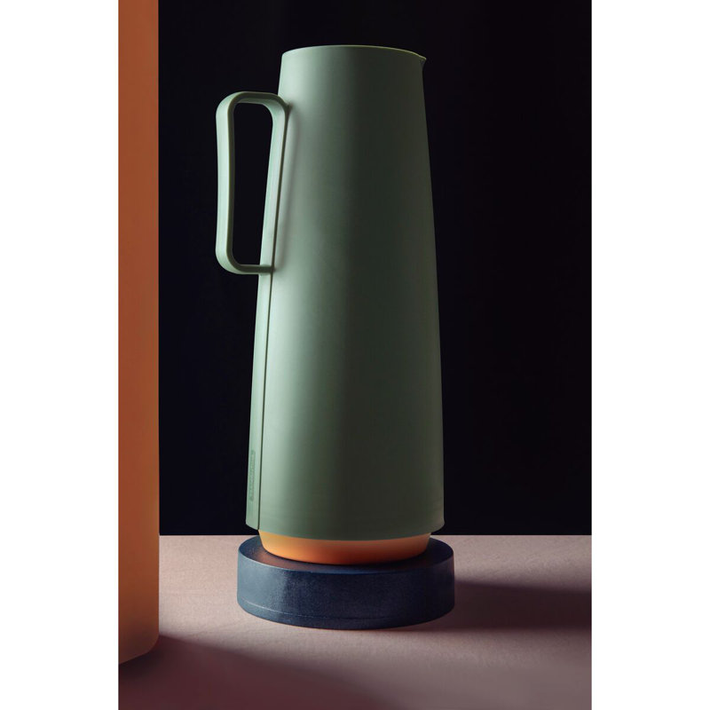 Tramontina 1L Thermal Flask with Interior Glass Container, Green