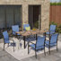 Sutiya Rectangular 7 - Piece 6 - Person 162.6Cm Outdoor Table Set