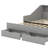 Transformable Daybed Frame Twin To King Size With Sleek Storage Bookcases-1612188227
