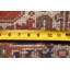 Tapis de couloir géométrique Heriz Serapi fait à la main 3 x 8