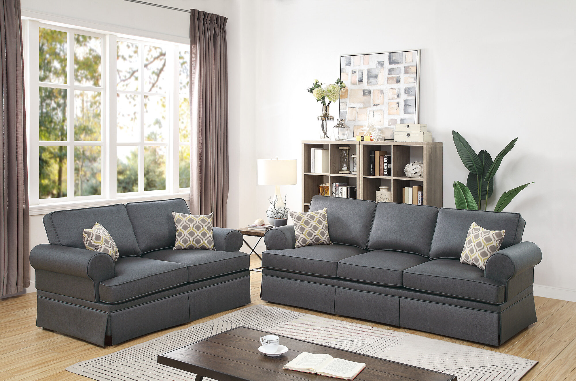 Red Barrel Studio® Hargrett 2 - Piece Living Room Set | Wayfair