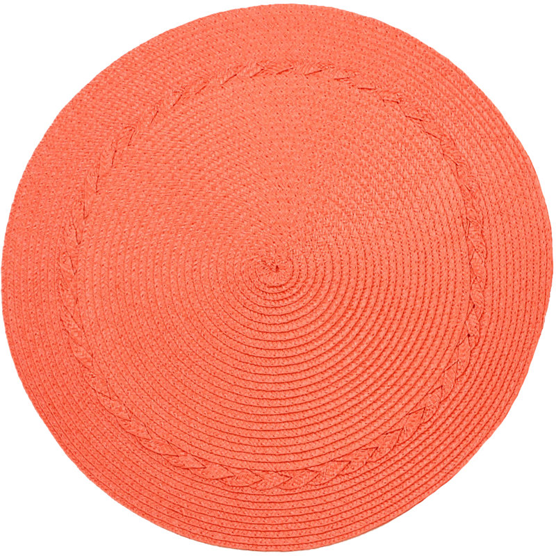 Naomie Polypropylene Plastic Round Placemat