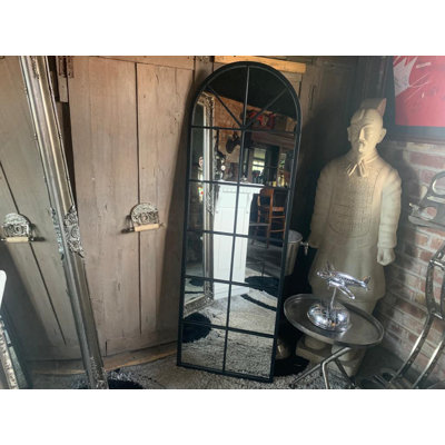 Ousmane Metal Flat Floor Mirror