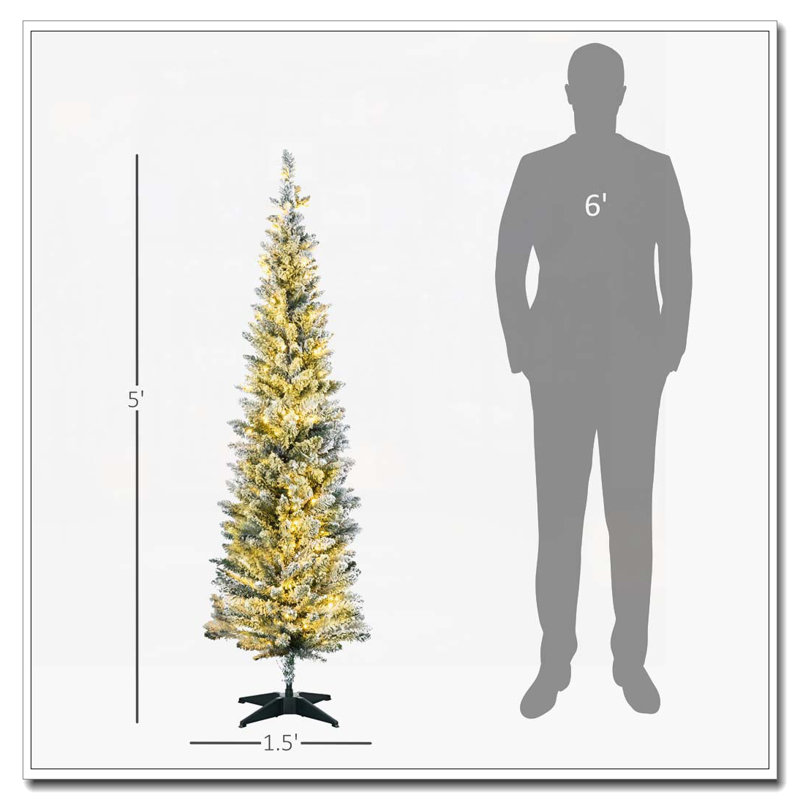 Sapin de Noël artificiel no 5, H 5 pi