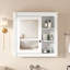 Armoire à pharmacie de salle de bain avec miroir