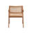 Rattan & Natural Finish Arm Chair (Set of 2)