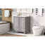 Armoire de salle de bain combinée / multifonctionnelle avec portes et tiroir / armoire de salle de bain-113435598
