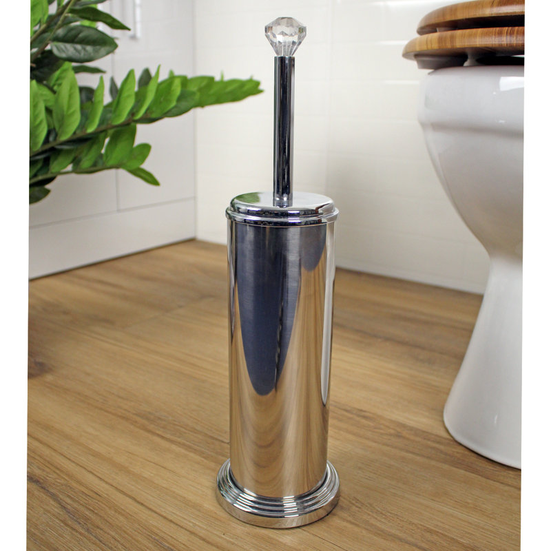 Brooten Free-Standing Toilet Brush and Holder