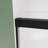 60 In. W X 60 In. H Bathtub Sliding Shower Door, Semi-Frameless Bathtub Double Sliding Glass Shower Door With 1/4 In. Tempered Clear Glass,Matte Black