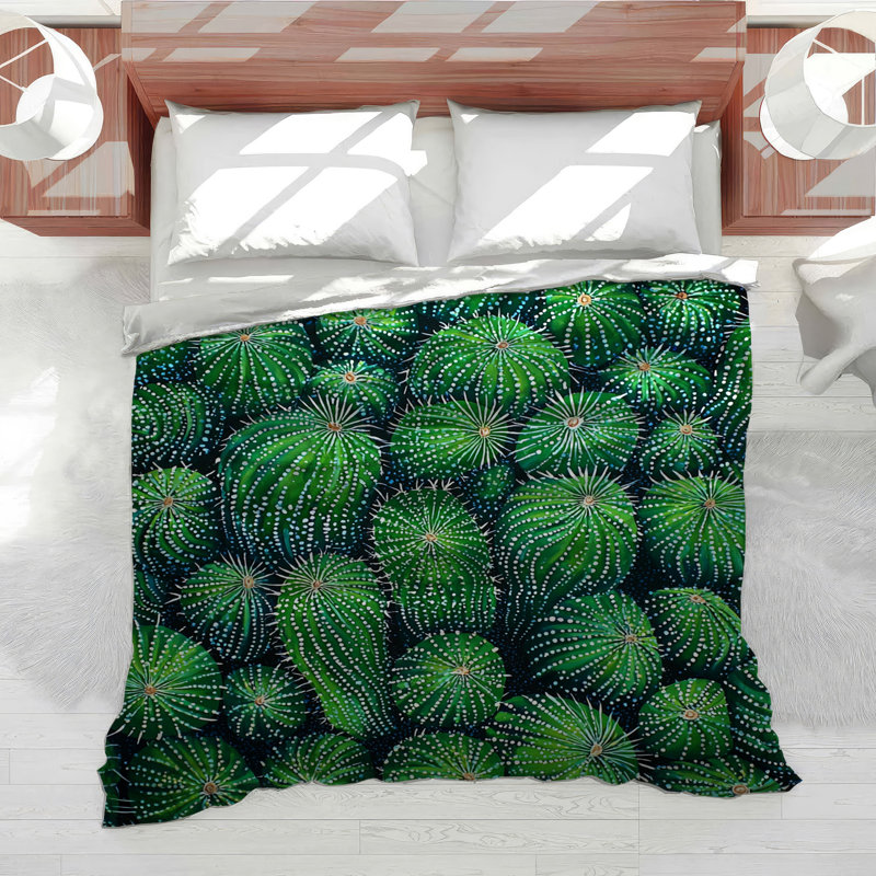 Édredon botanique Cactus Bedding Southwestern, Édredon très grand
