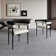 Gatlynn Modern Dining Chairs Upholstered Arm Chairs with Metal Legs For Dining Room/Living Room