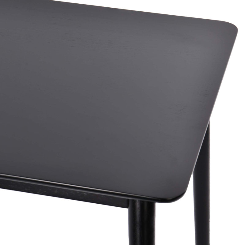 Table de salle à manger Brannagh, Noir