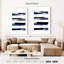 Coups d'aquarelle bleu marine Avery-108228551