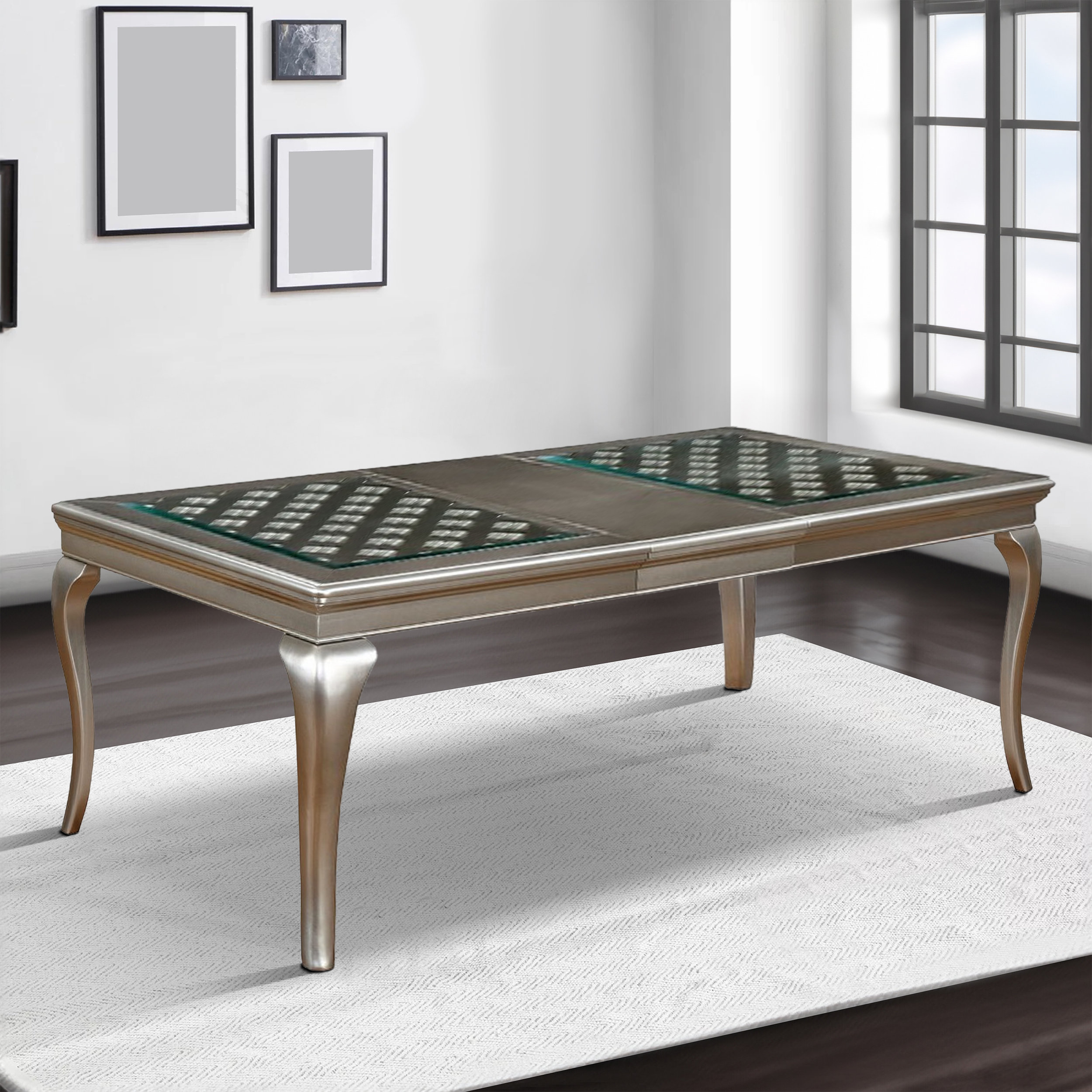 Ashley extendable dining discount table