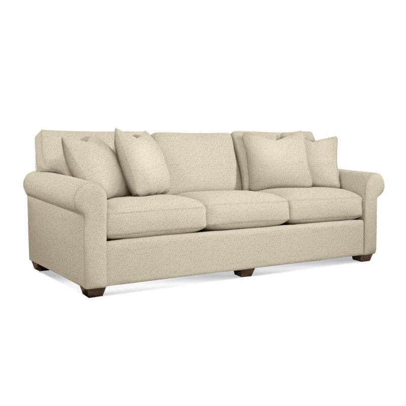 Bedford Upholstered 98'' Sofa, Ivory Crypton Performance; 0886-91, Mineral