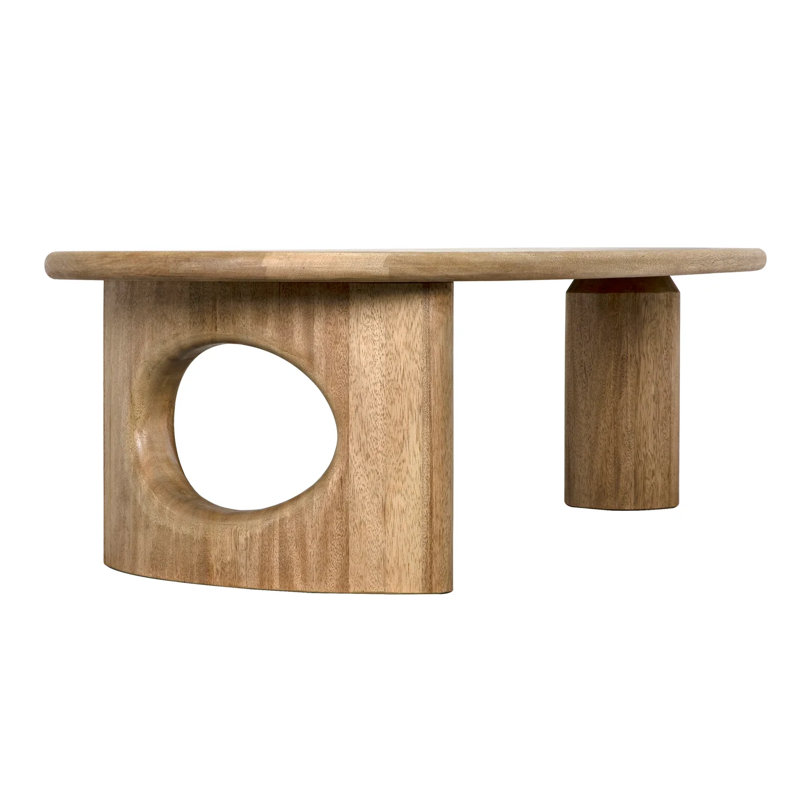 Table basse Harvey, noyer délavé