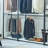 White Freestanding Walk In Wood Closet System With Metal Frame