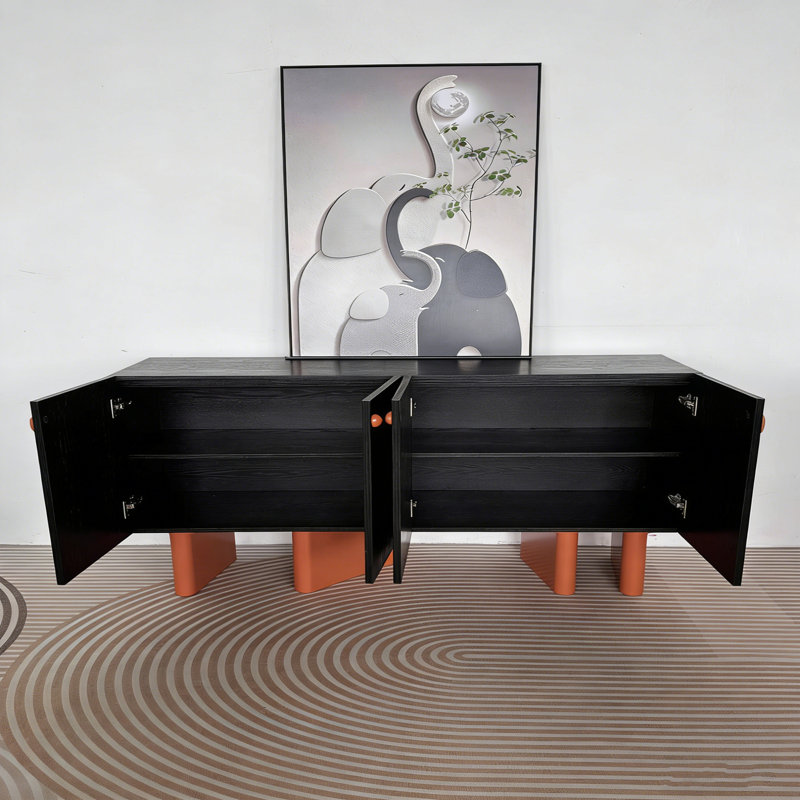 Console moderne moderne et pratique, H 31,5 po x l 94,49 po x P 15,75 po
