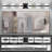 Queridas Modern Minimalist Bathroom Vanity Light, LED 5 Bulb Frosted Glass Shades, Wall Mounted Decorative Lighting Fixture, Suitable for Bathroom Vanity Mirror-319673533-319673664