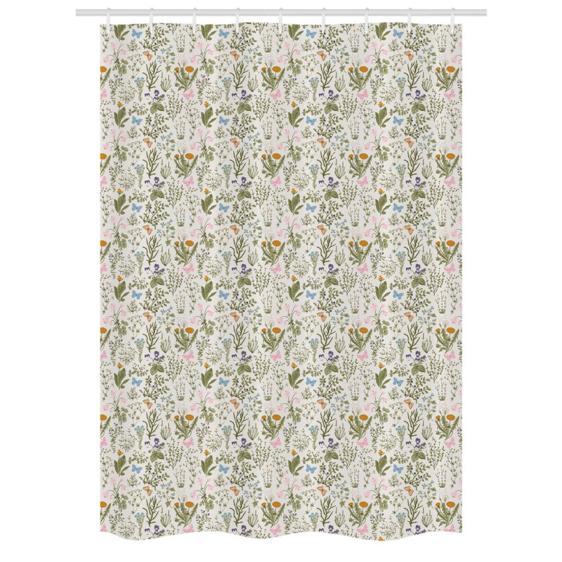 Emersynn %100 Polyester Semi Sheer Curtain Single Panel, 54" W x 78" L