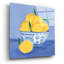  «Lemon Still Life» par Farida Zaman, art mural en verre acrylique, 12 po x 12 po
