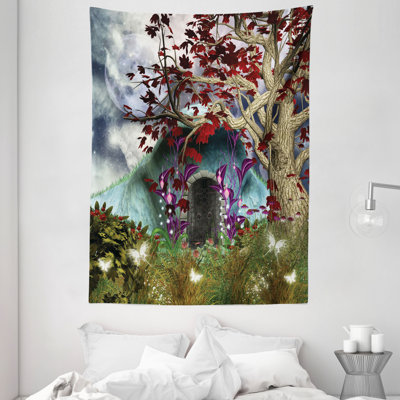 Tapisserie en polyester Secret Moon Moon