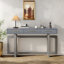 Console en bois avec trois tiroirs-118318139