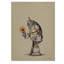 « robot fleur », art sur toile-33542375