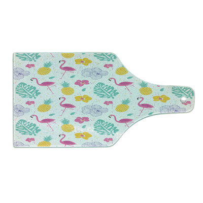 East Urban Home Glass Luau Cutting Board