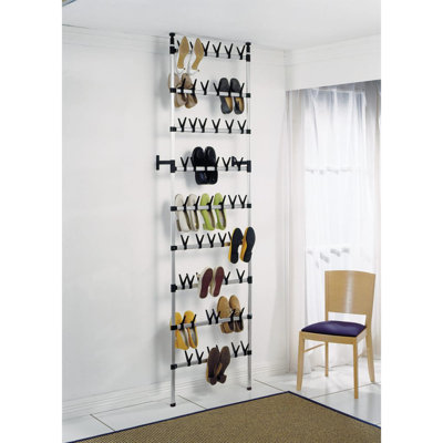 Telescopic 54 Pair Shoe Rack