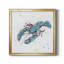 Bulle de homard bleu - peinture sur toile encadrée-282007011-282007022