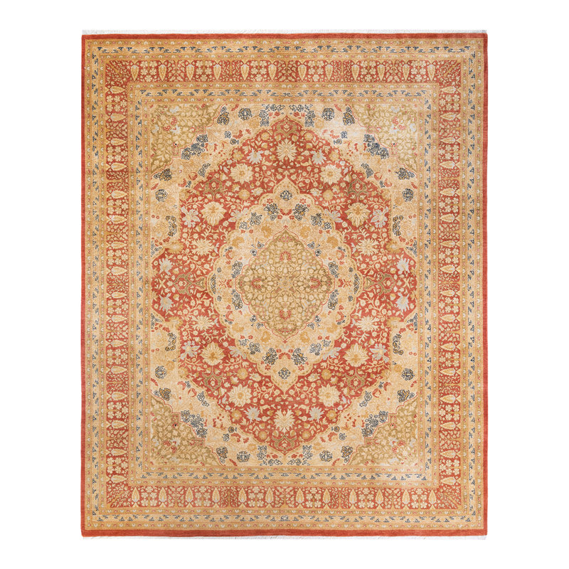 Classic One-of-a-Kind 8'2" X 10'2" Hand Knotted Area Rug