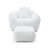 Fausse fourrure blanche est en rupture de stock