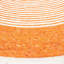Tapis en laine / coton tissé à la main Mcclain en ivoire / orange-2101444736