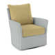 Lanai Upholstered Swivel Armchair