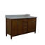Harrel 61'' Double Bathroom Vanity with Top-1497538143