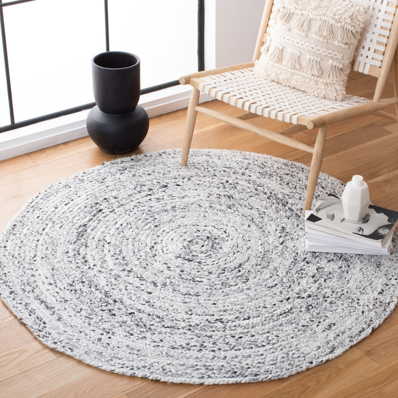 Tapis performance fait à la main Andriana, Rond 3 pi