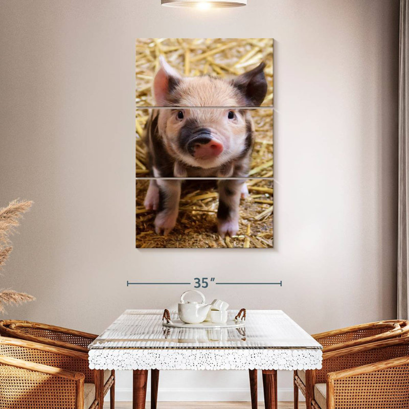 Brampt Farm Piglet, 50" H x 32" W