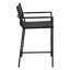 Sutton 20" Counter Armchair in Olive Green Leather and Iron-1245184062