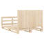 Collete Solid Wood Bed