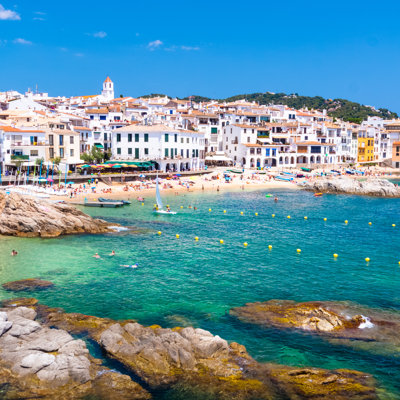 Calella De Palafrugell by Kasto80 - Wrapped Canvas Print