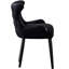 Ricky 4 Person Dining set - a Rectangular Wooden Dining Table with Metal Legs and a Set of 4 Quilted Velvet Dining Chairs for Dining Room - Modern Dining Table Set-1494139819-1494139823