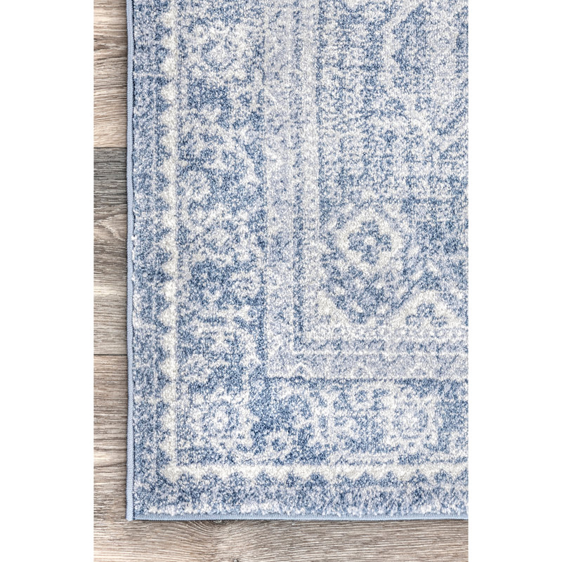 Tapis bleu Loren, Rectangle 10 pi x 14 pi